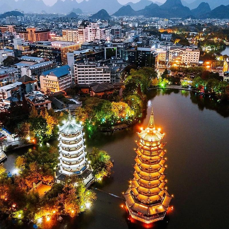 Sun Moon Twin Towers